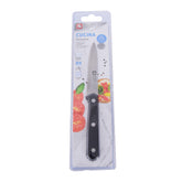 Paring Knife - Silver & black colorSize: 10.2 cm